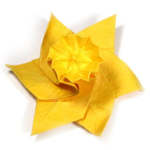 origami daffodil