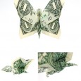Origami dollar bill