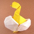 Origami egg