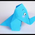 Origami elephant facile