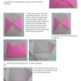 Origami envelope instructions