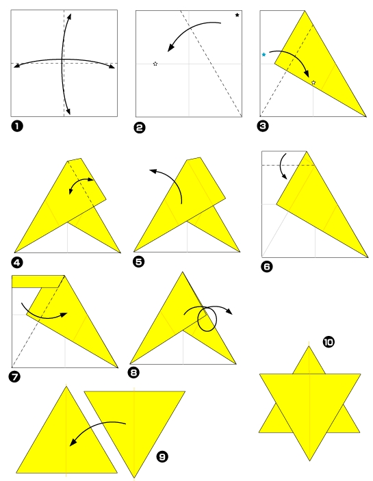 origami etoile