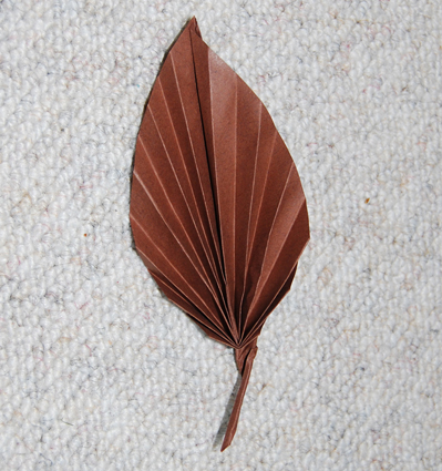 origami feuille