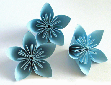 origami fleur papier