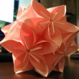 Origami flower ball
