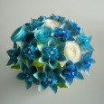 Origami flower bouquet