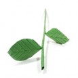 Origami flower stem