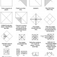 Origami fortune teller instructions