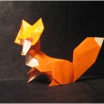 Origami fox