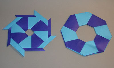 origami frisbee