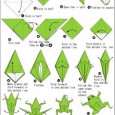Origami frog instructions