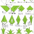 Origami frogs