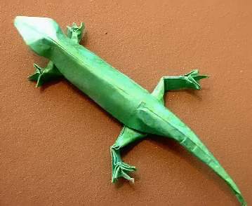 origami gecko