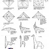 Origami giraffe instructions