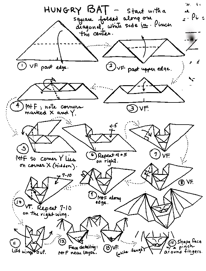 origami halloween facile