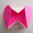 Origami heart box