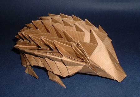 origami hedgehog