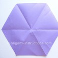 Origami hexagon