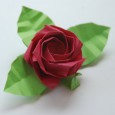 Origami kawasaki rose
