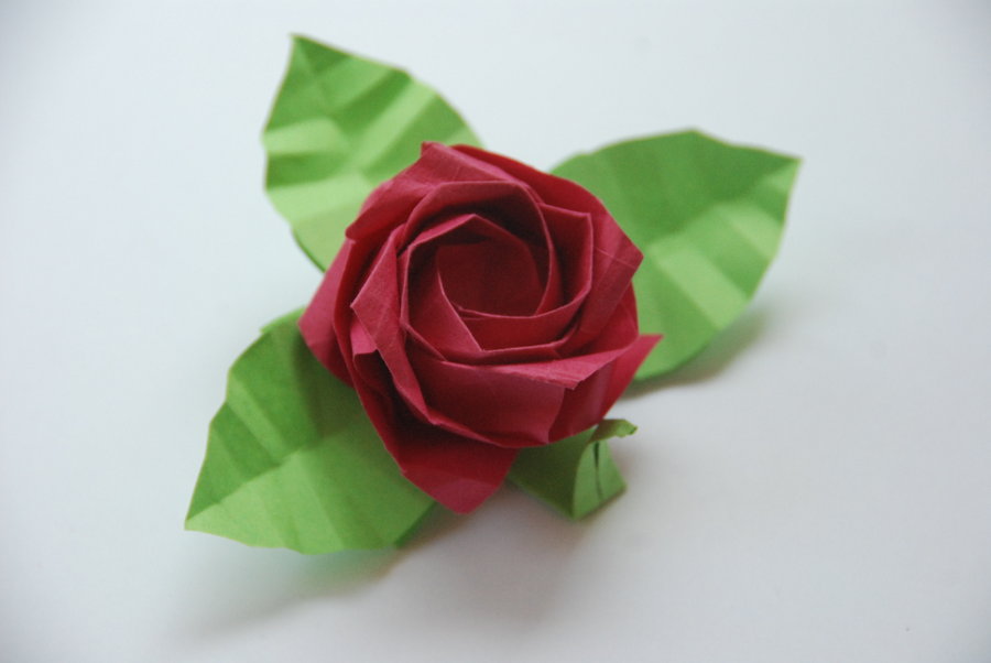 origami kawasaki rose