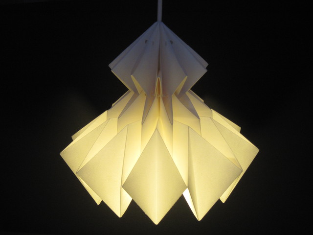 origami lamp shade