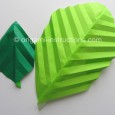 Origami leaf