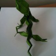 Origami lezard