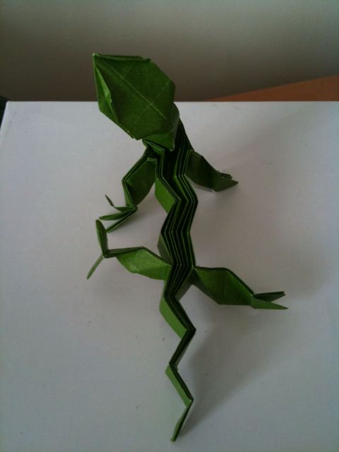 origami lezard