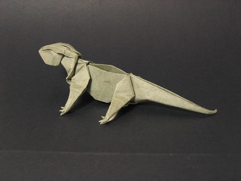 origami lizard