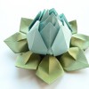Origami lotus flower