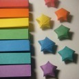 Origami lucky stars