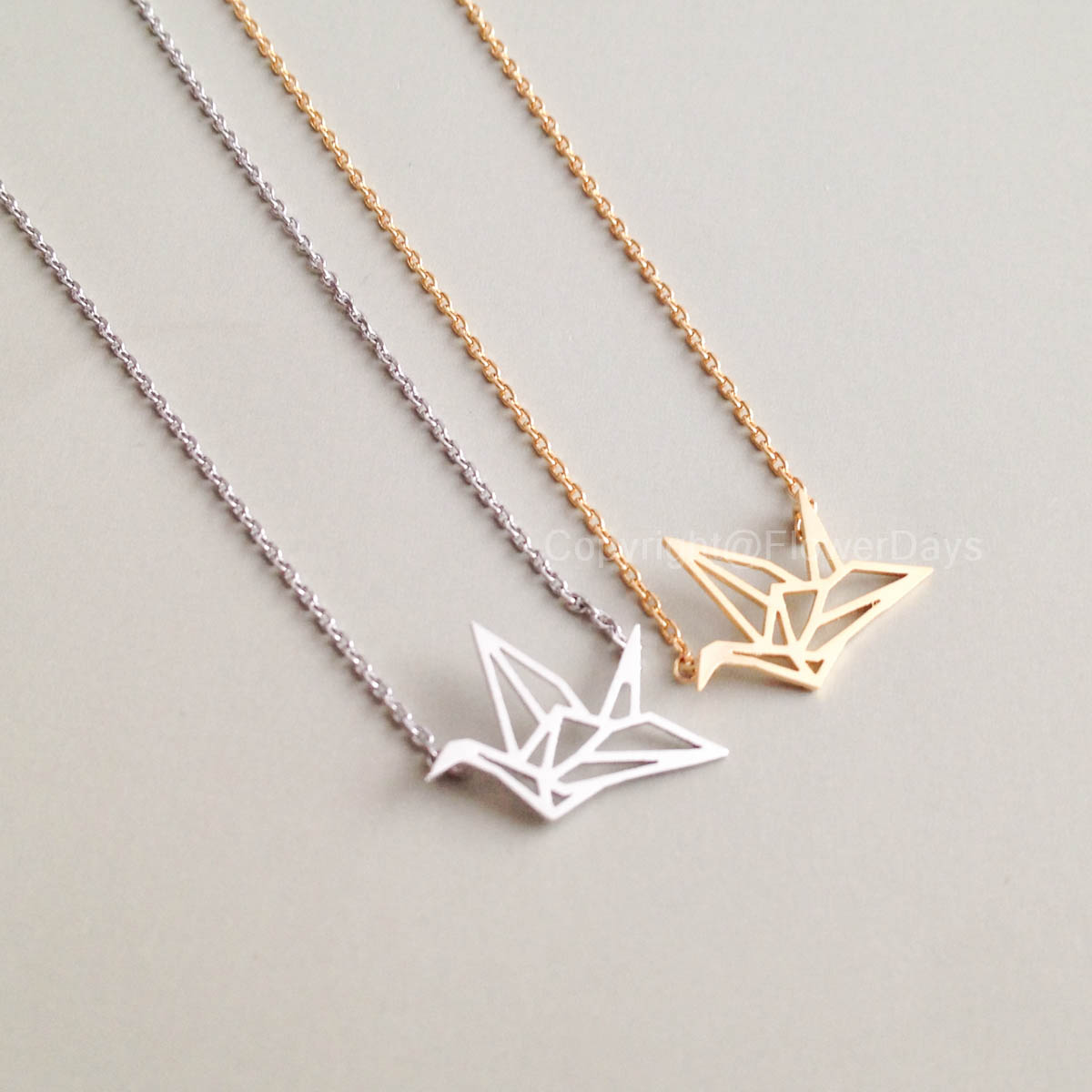 origami necklace