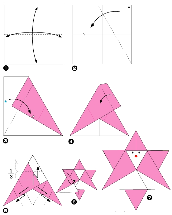 origami noel facile