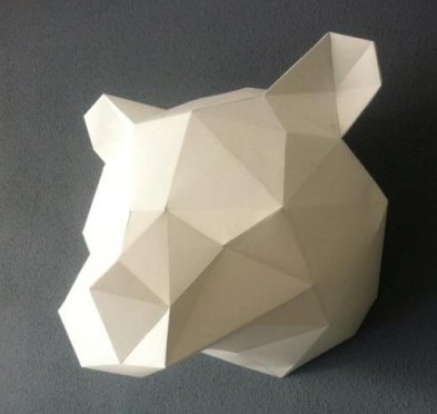 origami ours papier