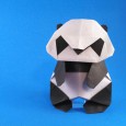 Origami panda
