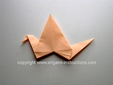 origami paper bird