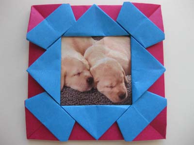 origami picture frame