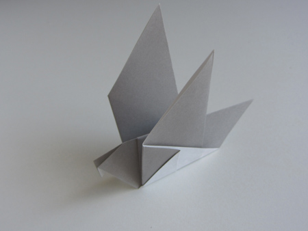 origami pigeon