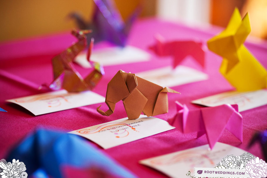 origami place cards