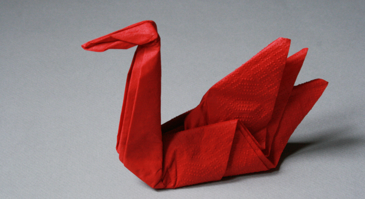origami pliage serviette