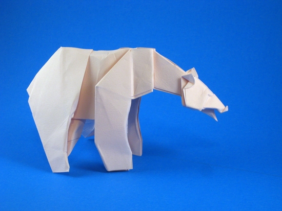 origami polar bear