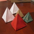 Origami pyramid