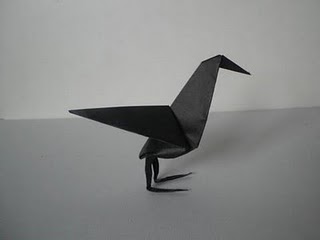 origami raven