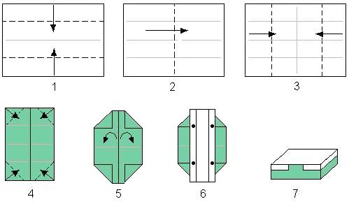 origami rectangle