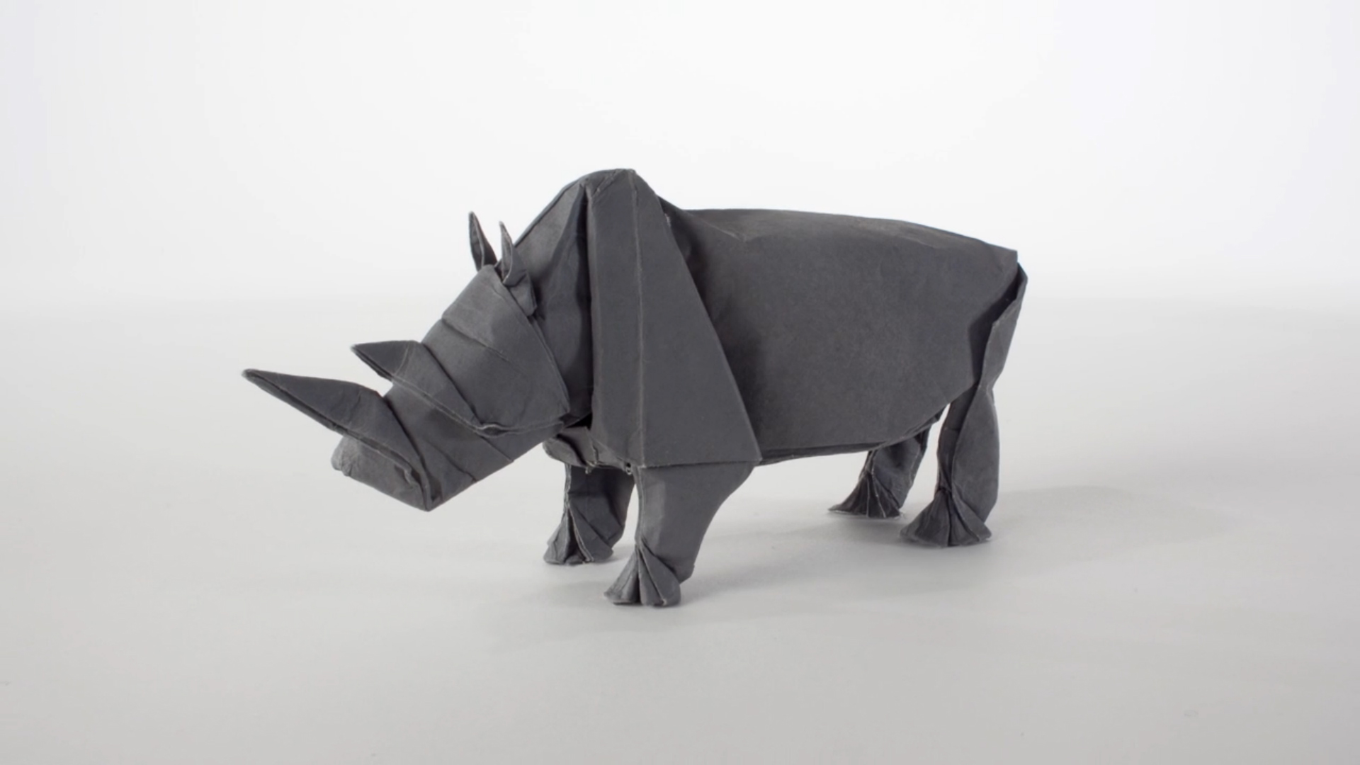 origami rhino