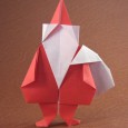 Origami santa