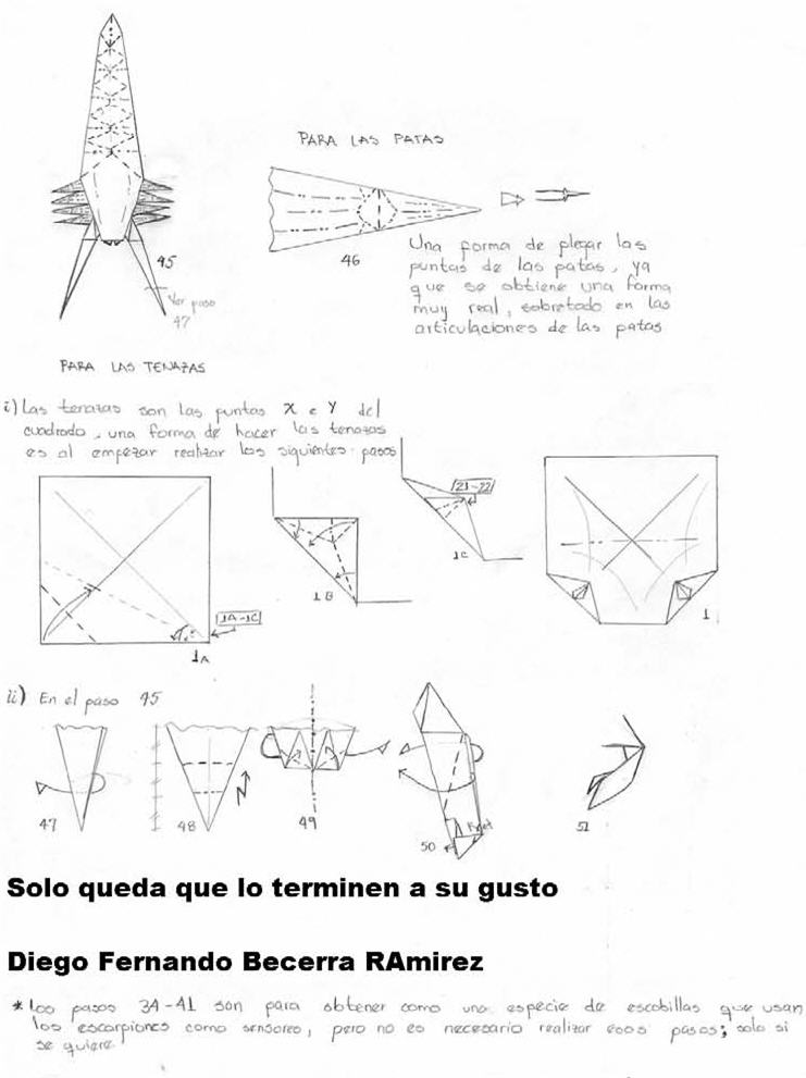 origami scorpion instructions