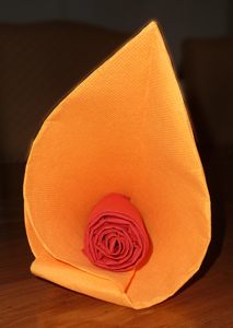 origami serviette en papier