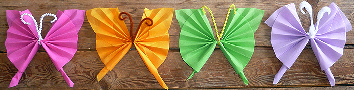 origami serviette papier