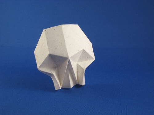 origami skull